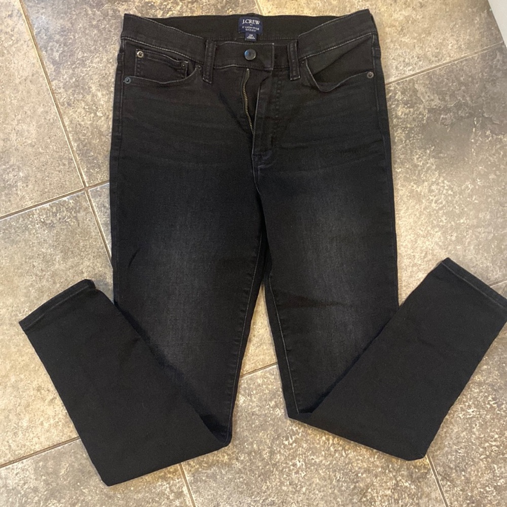JCrew women’s black size 28 high rise jeans